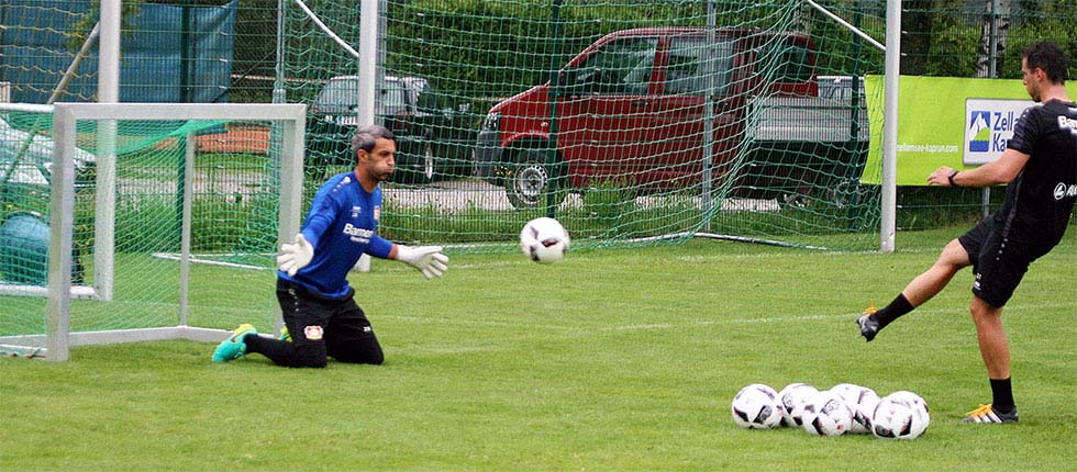 David Thiel und Ramazan Özcan im Trainingslager