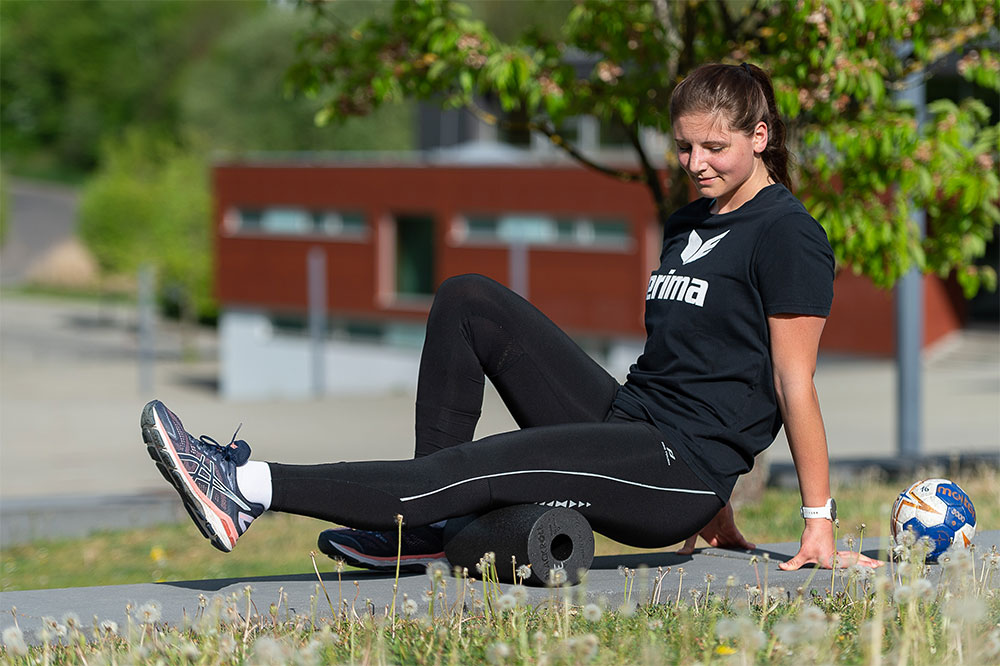 Faszientraining mit Rolle