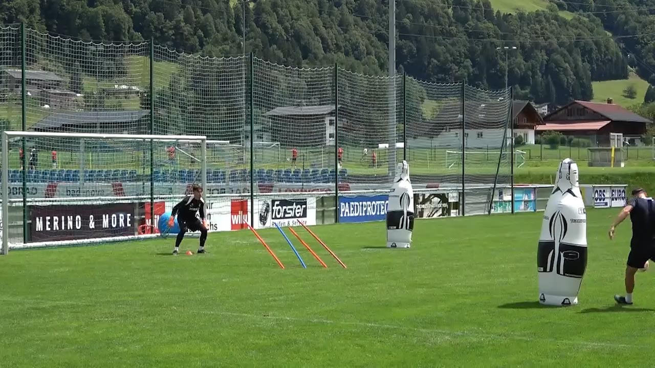 Vier Stangen zum Abfälschen