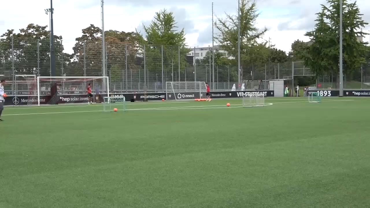 Zielspiel auf Groß- und Minitore