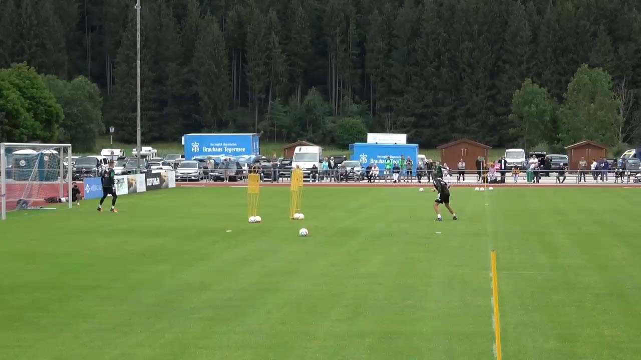 Flanken - Zurollen ins Ziel - Schüsse